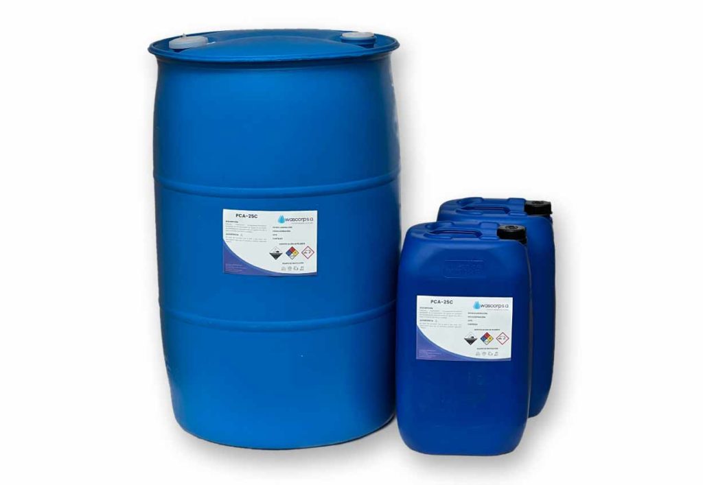 Productos Químicos Wascorp para tratamiento de aguas