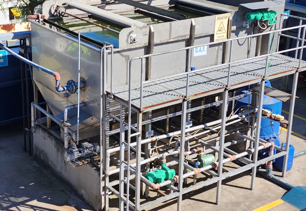 Daf para tratamiento de aguas